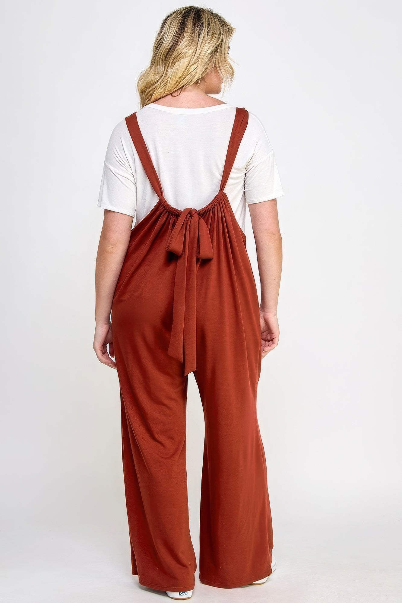 Plus Wide Leg Jumpsuit Overalls