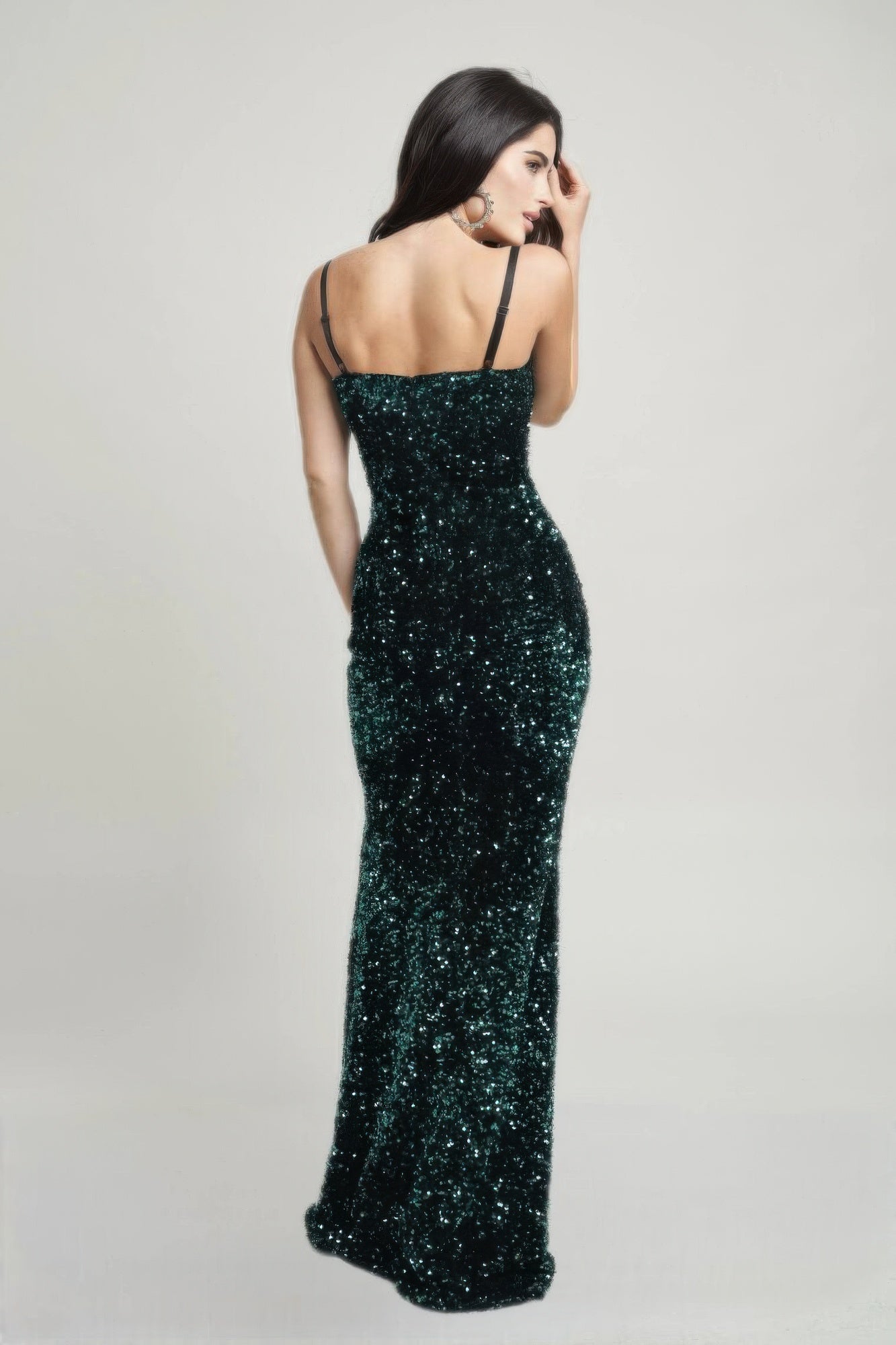 Velvet Corset Maxi Dress