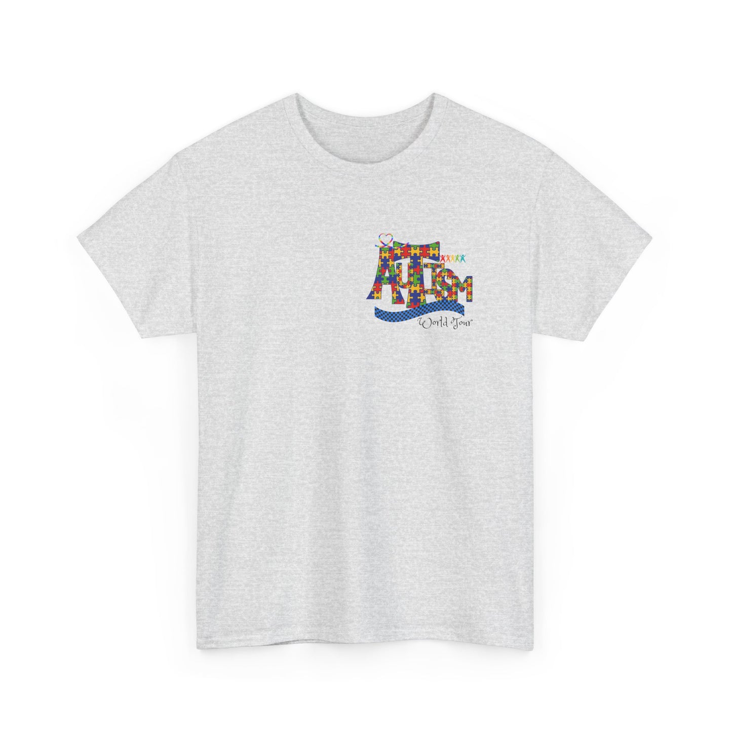 Autism Awareness Unisex Heavy Cotton Tee - Be Kind, Stand Out, and Spread Love