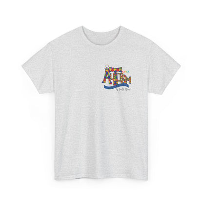 Autism Awareness Unisex Heavy Cotton Tee - Be Kind, Stand Out, and Spread Love
