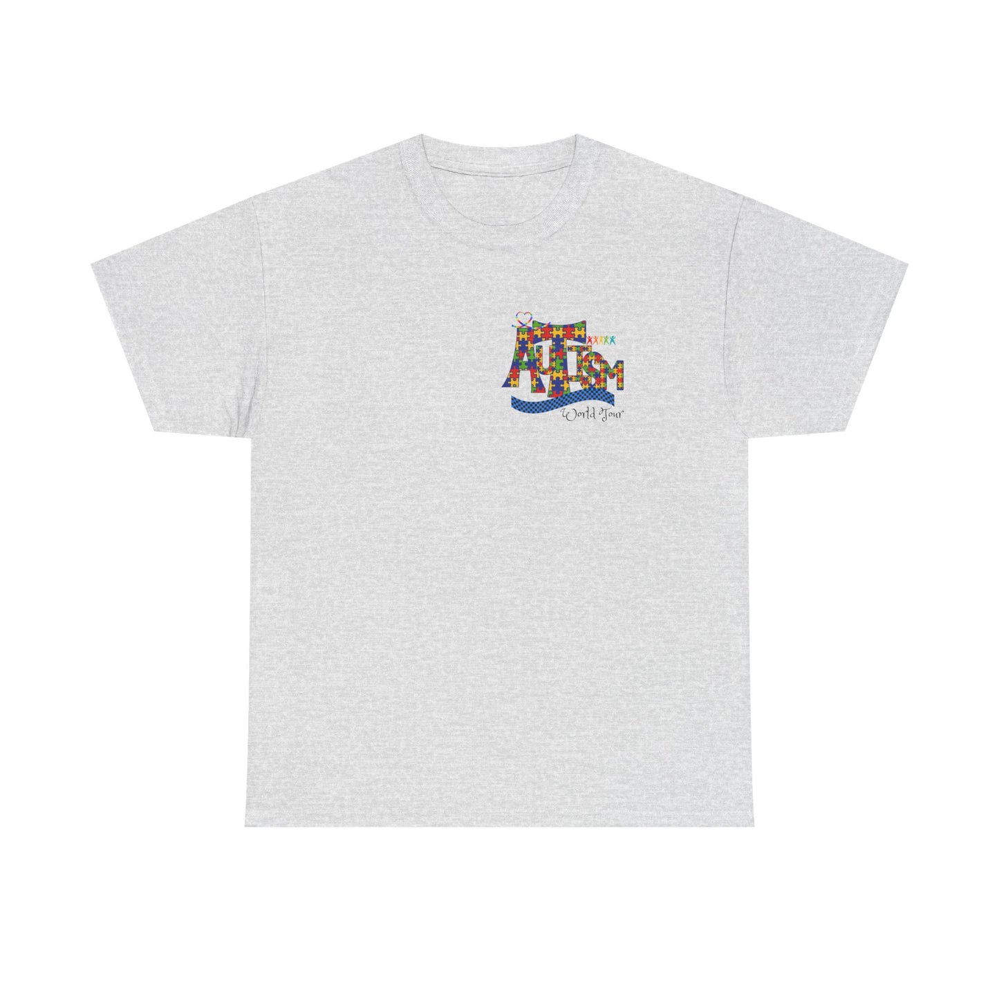 Autism Awareness Unisex Heavy Cotton Tee - Be Kind, Stand Out, and Spread Love