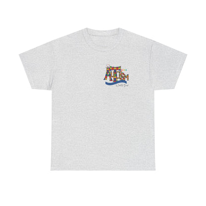 Autism Awareness Unisex Heavy Cotton Tee - Be Kind, Stand Out, and Spread Love