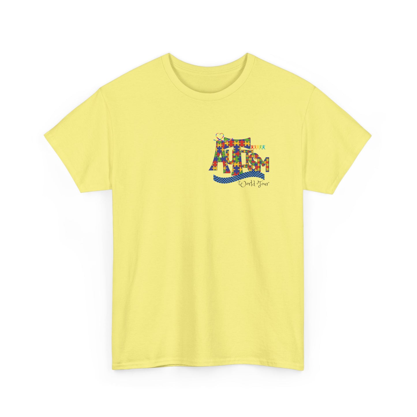 Autism Awareness Unisex Heavy Cotton Tee - Be Kind, Stand Out, and Spread Love
