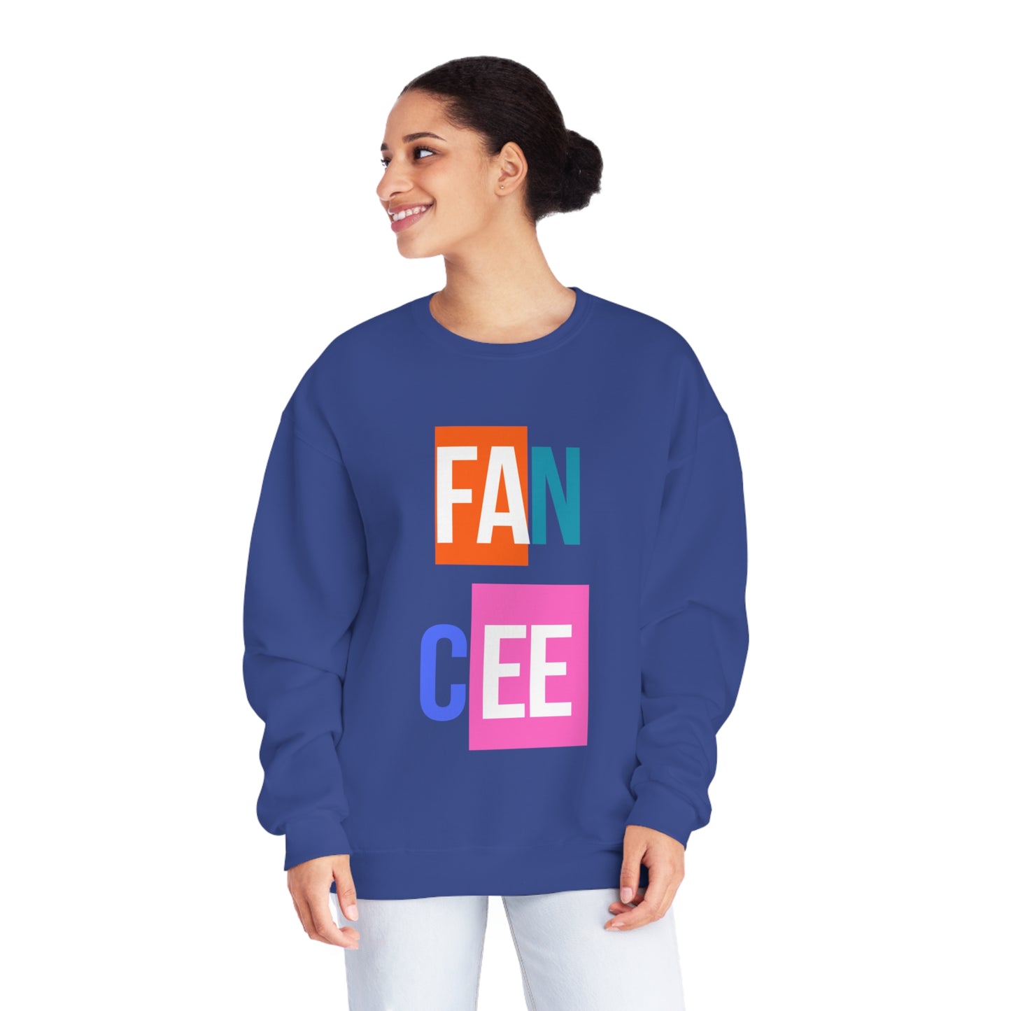 Fancee Blocked Unisex NuBlend® Crewneck Sweatshirt