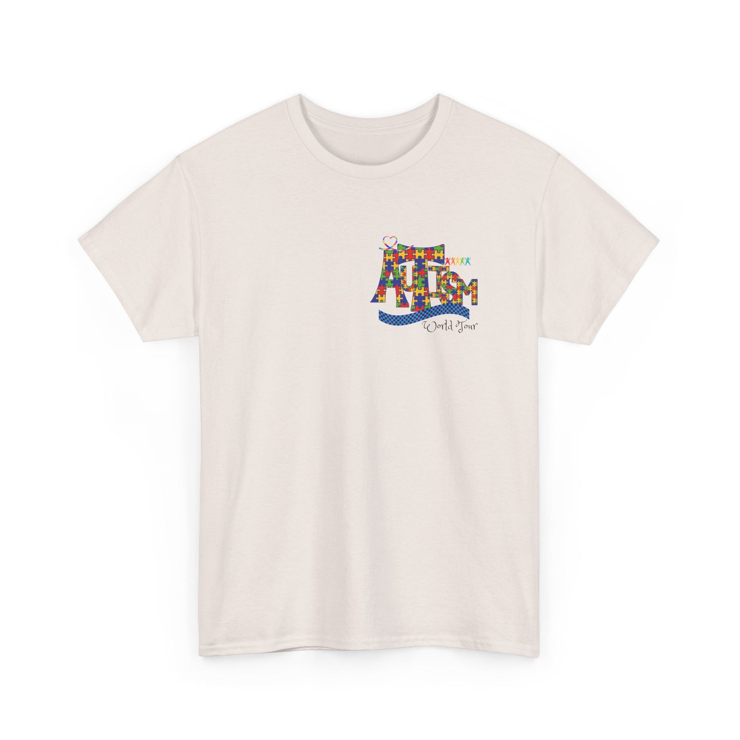 Autism Awareness Unisex Heavy Cotton Tee - Be Kind, Stand Out, and Spread Love