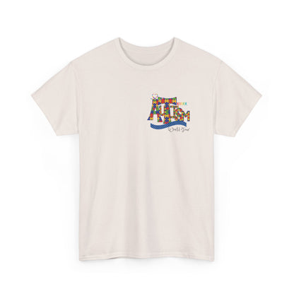 Autism Awareness Unisex Heavy Cotton Tee - Be Kind, Stand Out, and Spread Love
