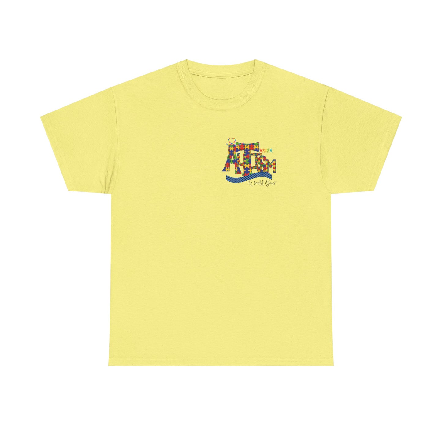 Autism Awareness Unisex Heavy Cotton Tee - Be Kind, Stand Out, and Spread Love