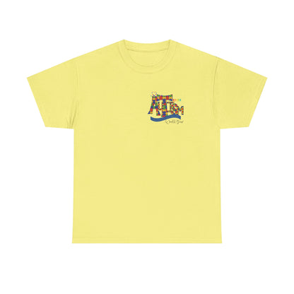 Autism Awareness Unisex Heavy Cotton Tee - Be Kind, Stand Out, and Spread Love