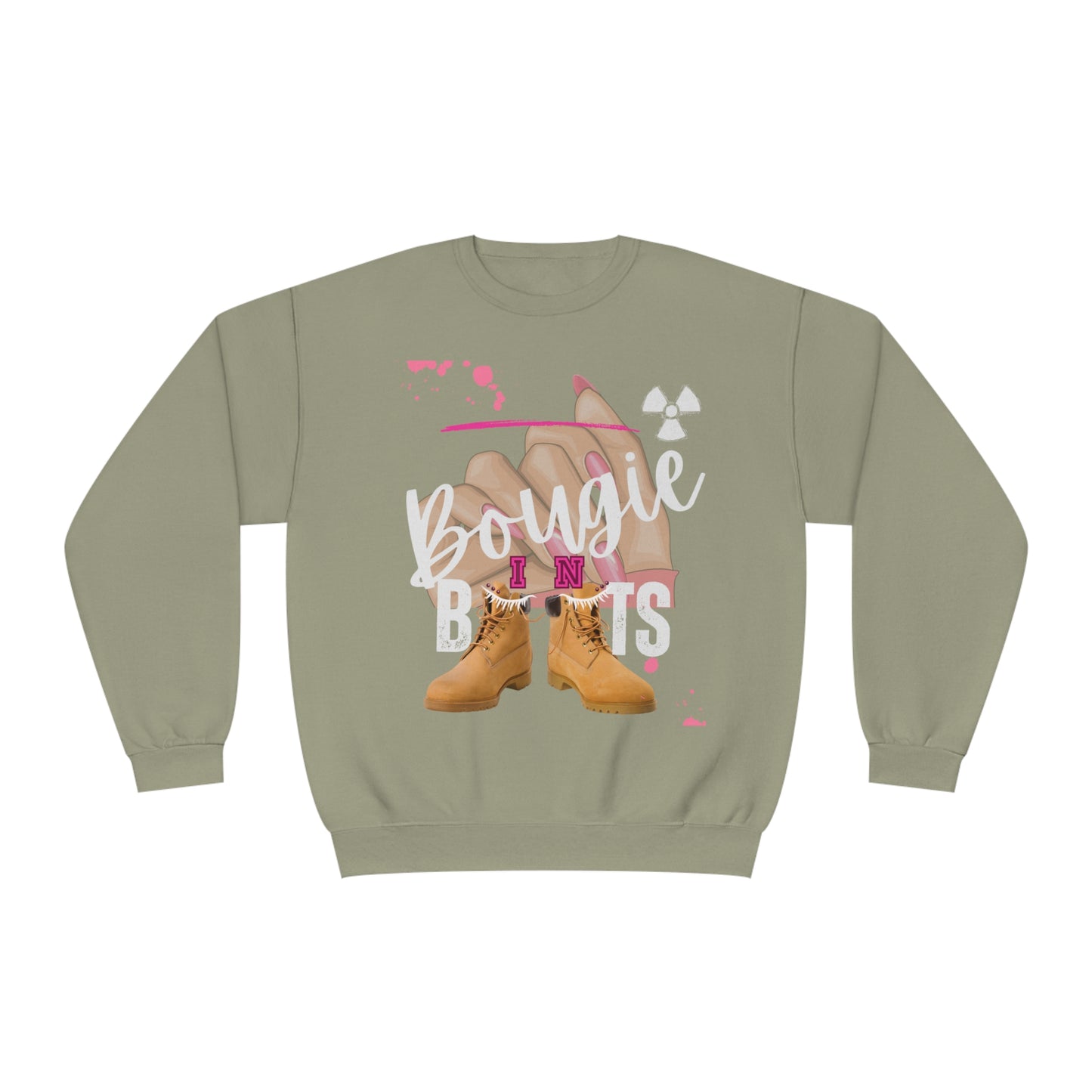 Professional Bougie in Boots Unisex NuBlend® Crewneck Sweatshirt