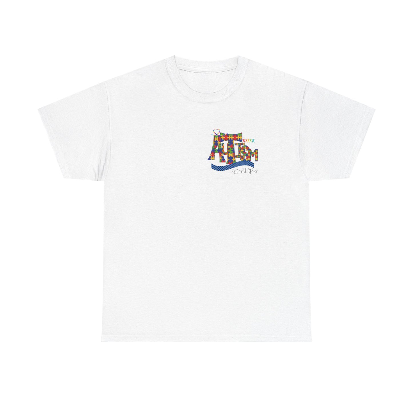 Autism Awareness Unisex Heavy Cotton Tee - Be Kind, Stand Out, and Spread Love