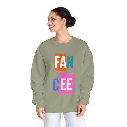 Fancee Blocked Unisex NuBlend® Crewneck Sweatshirt