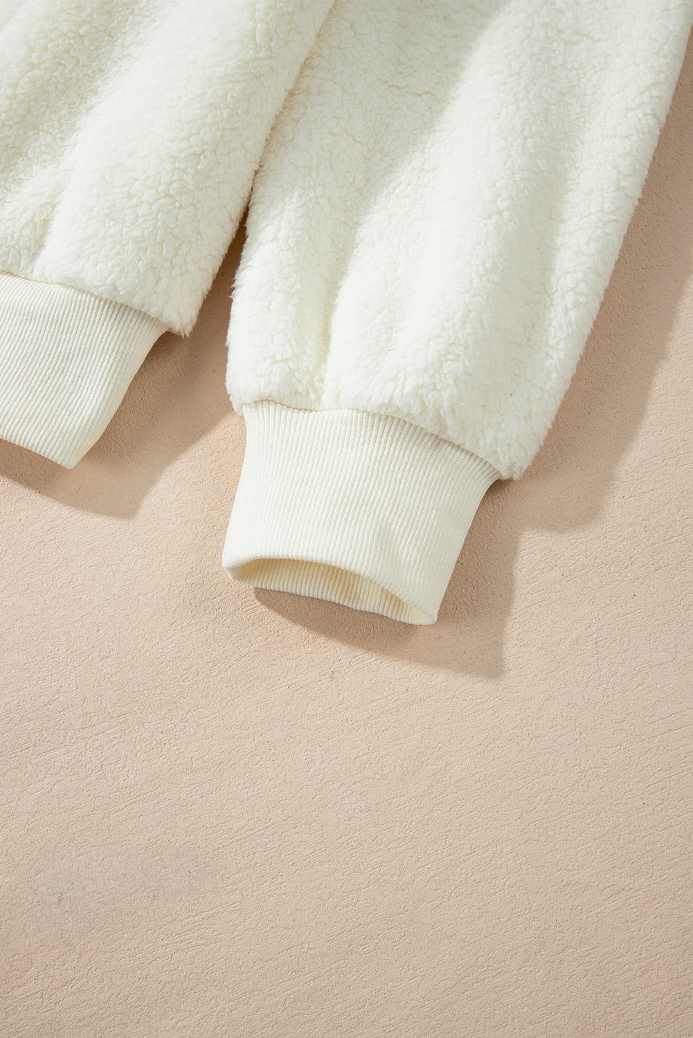 HOWDY Patched Sherpa Sweatshirt