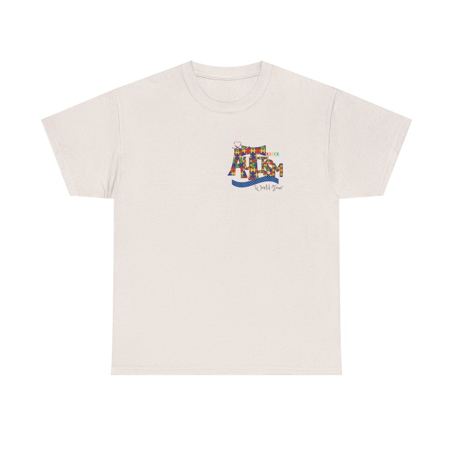 Autism Awareness Unisex Heavy Cotton Tee - Be Kind, Stand Out, and Spread Love