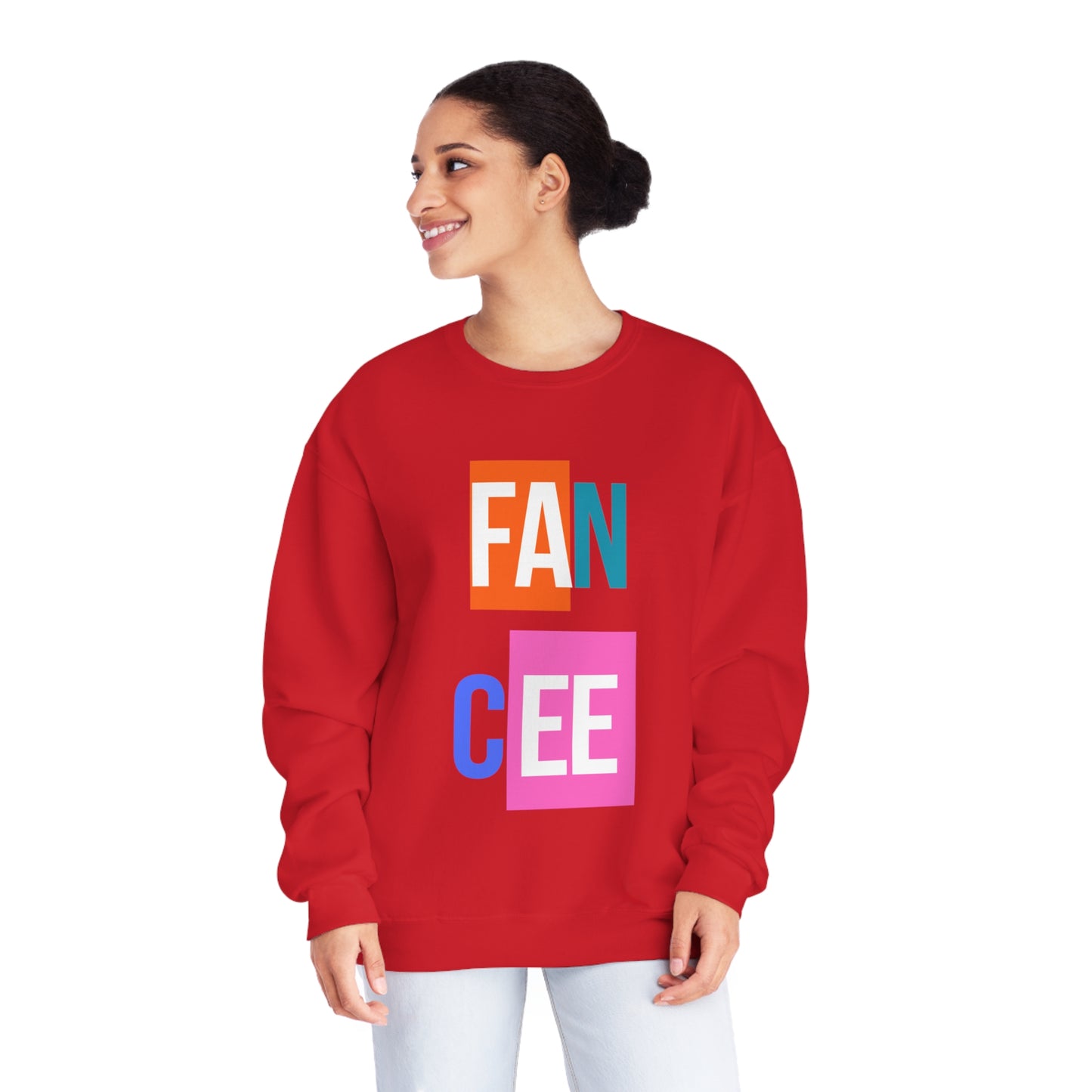 Fancee Blocked Unisex NuBlend® Crewneck Sweatshirt