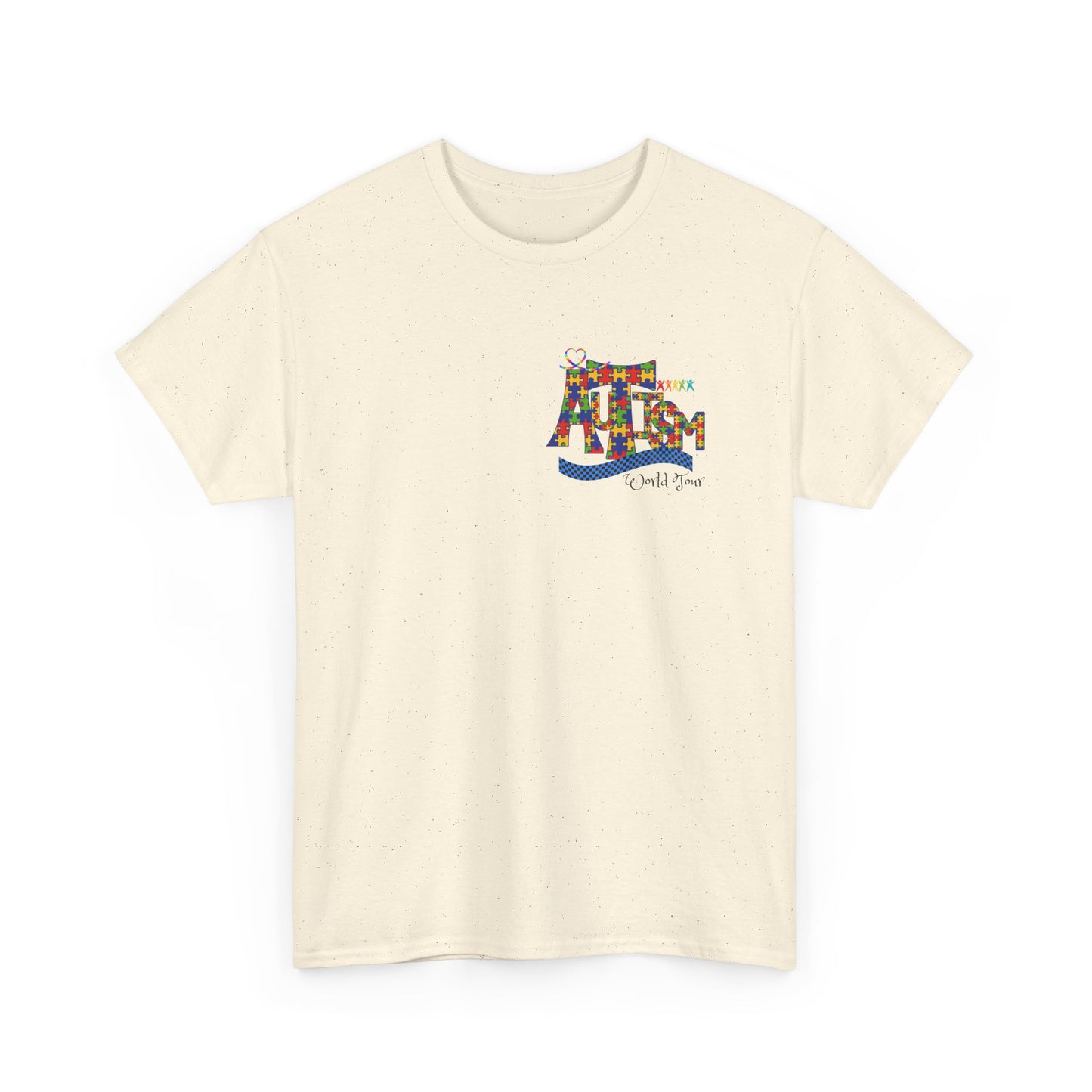 Autism Awareness Unisex Heavy Cotton Tee - Be Kind, Stand Out, and Spread Love