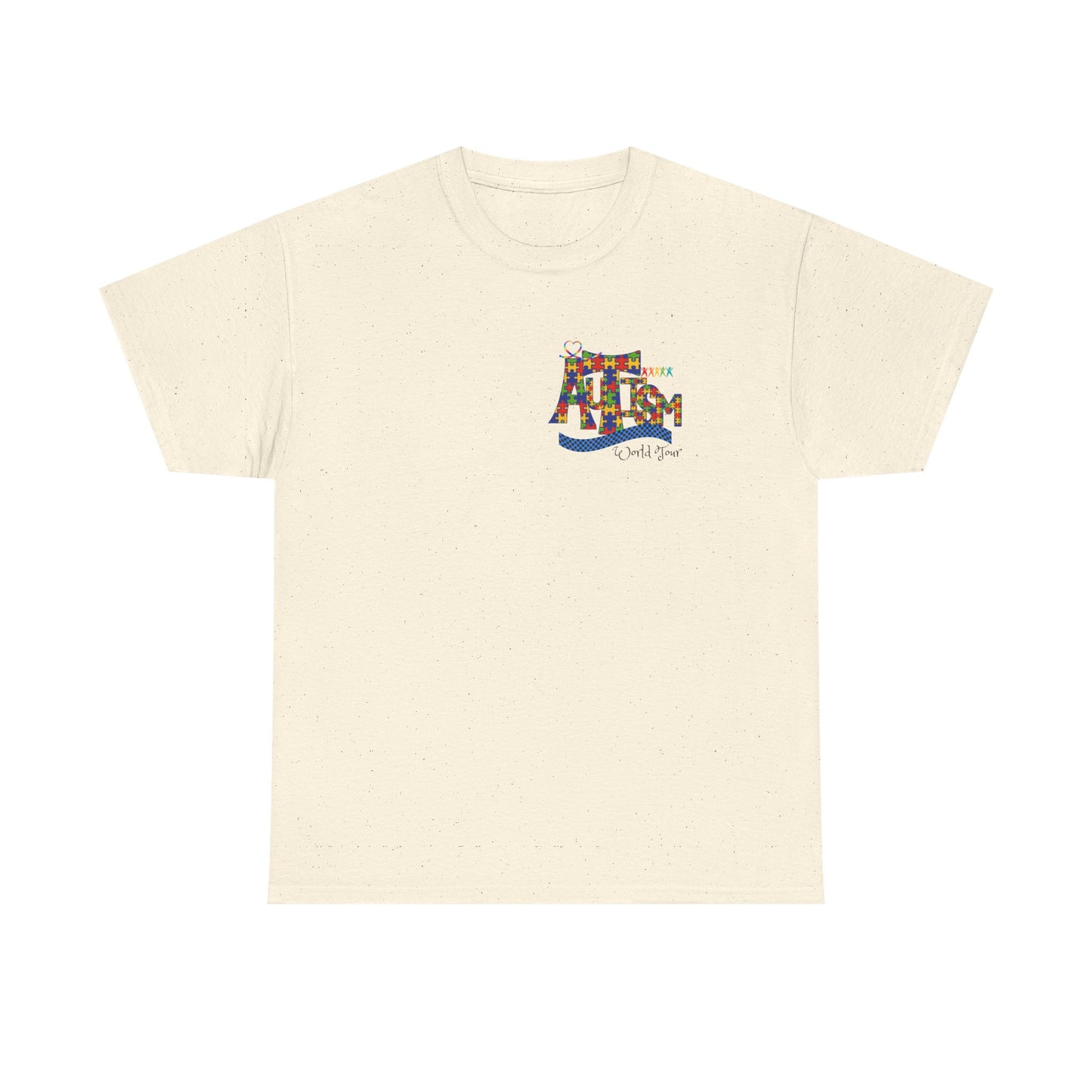 Autism Awareness Unisex Heavy Cotton Tee - Be Kind, Stand Out, and Spread Love