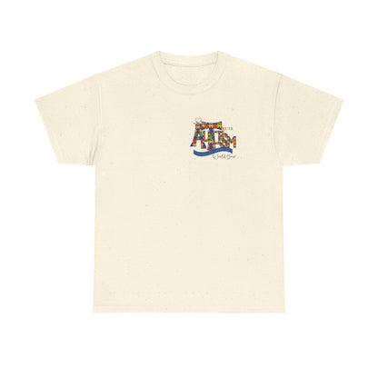 Autism Awareness Unisex Heavy Cotton Tee - Be Kind, Stand Out, and Spread Love