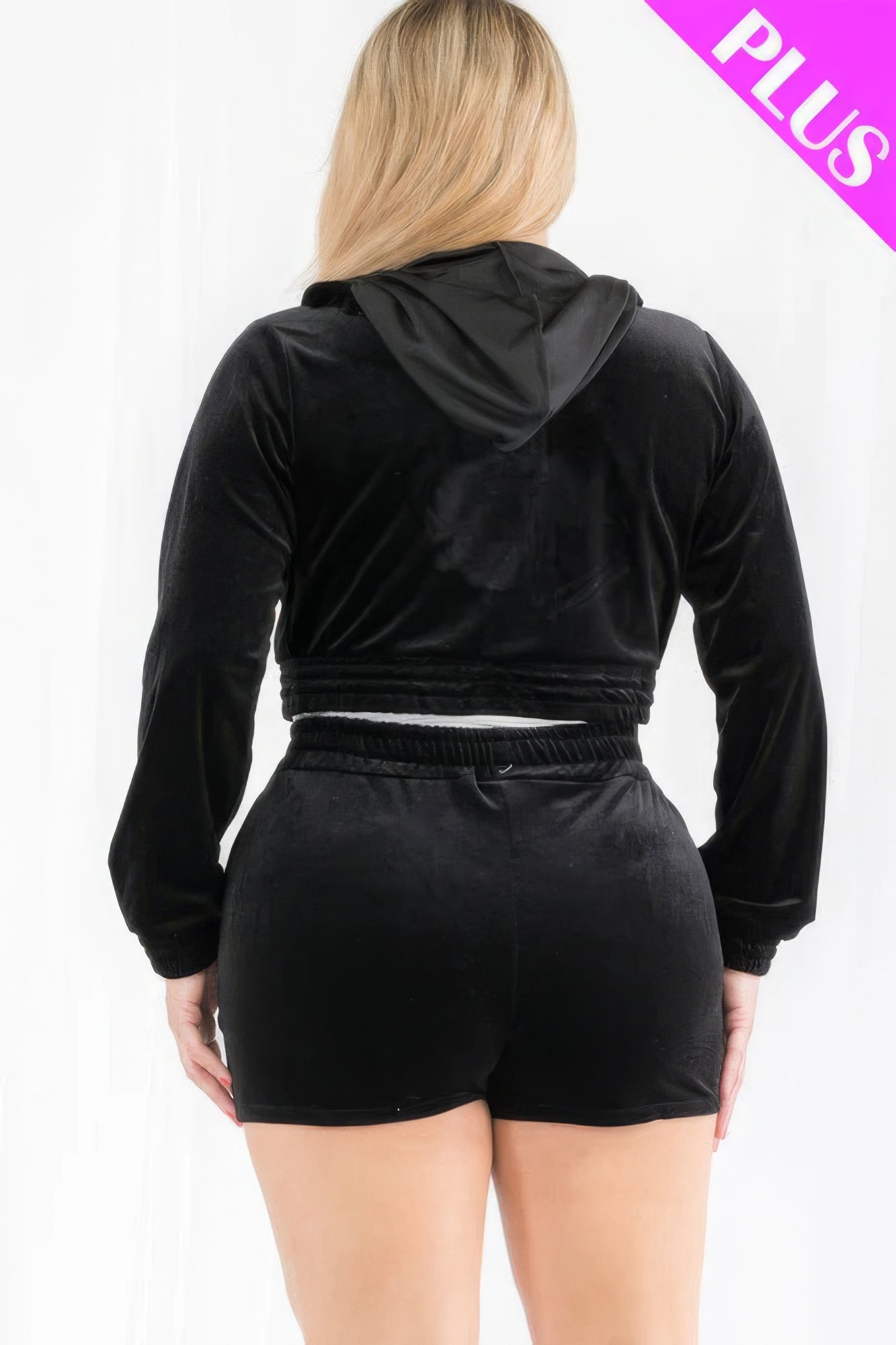 Velour Shorts Set
