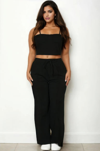 Bustier Crop with Pants
