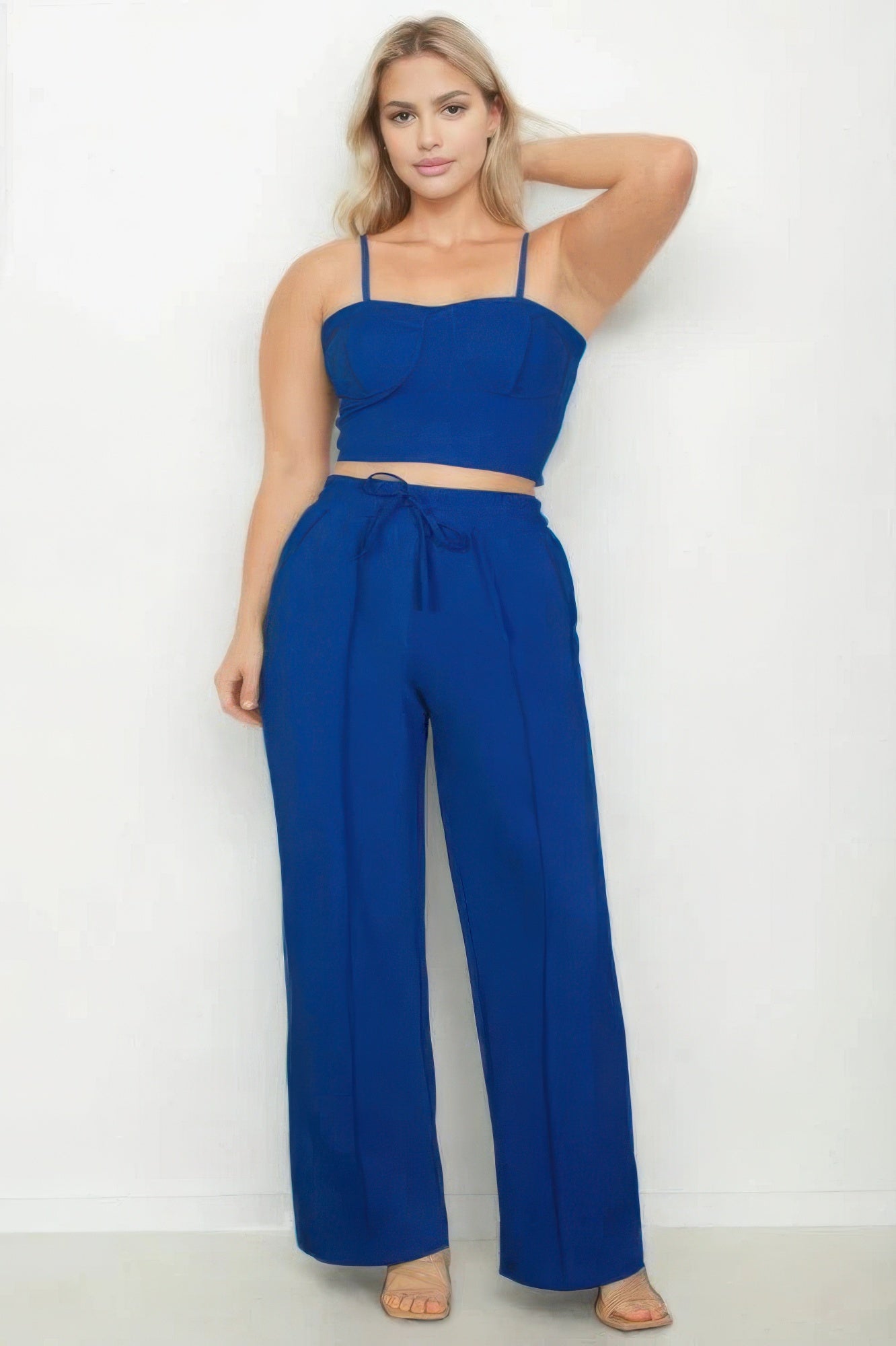 Bustier Crop with Pants