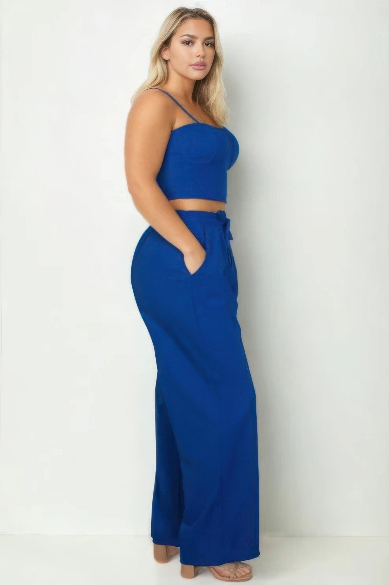 Bustier Crop with Pants