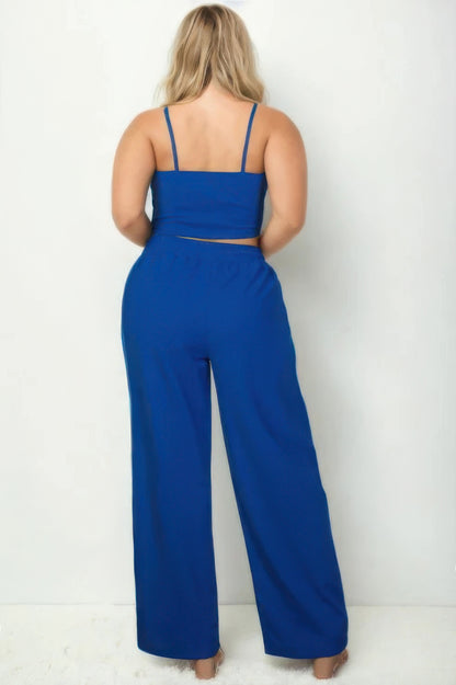 Bustier Crop with Pants