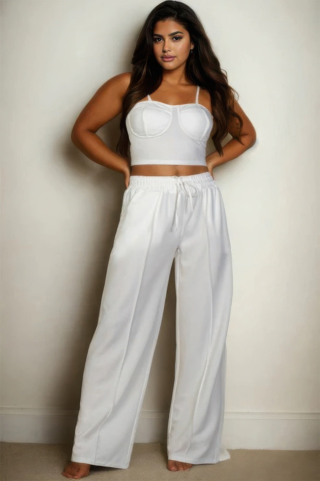 Bustier Crop with Pants