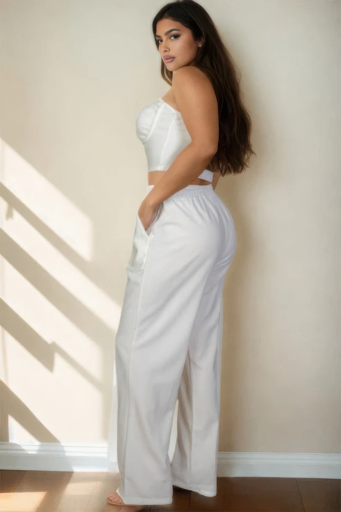 Bustier Crop with Pants