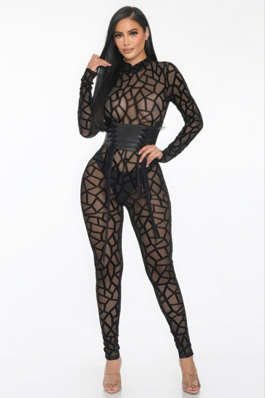 Geometric Printed Jumpsuit