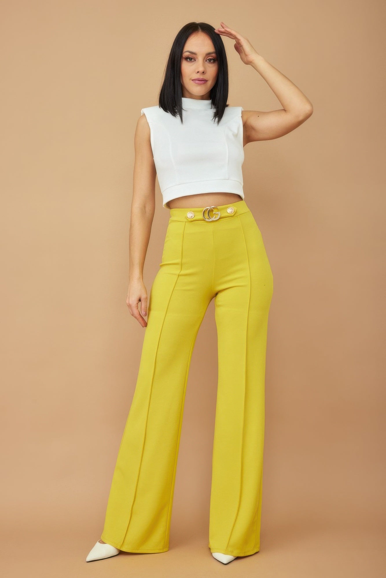 Buckle Button Pants
