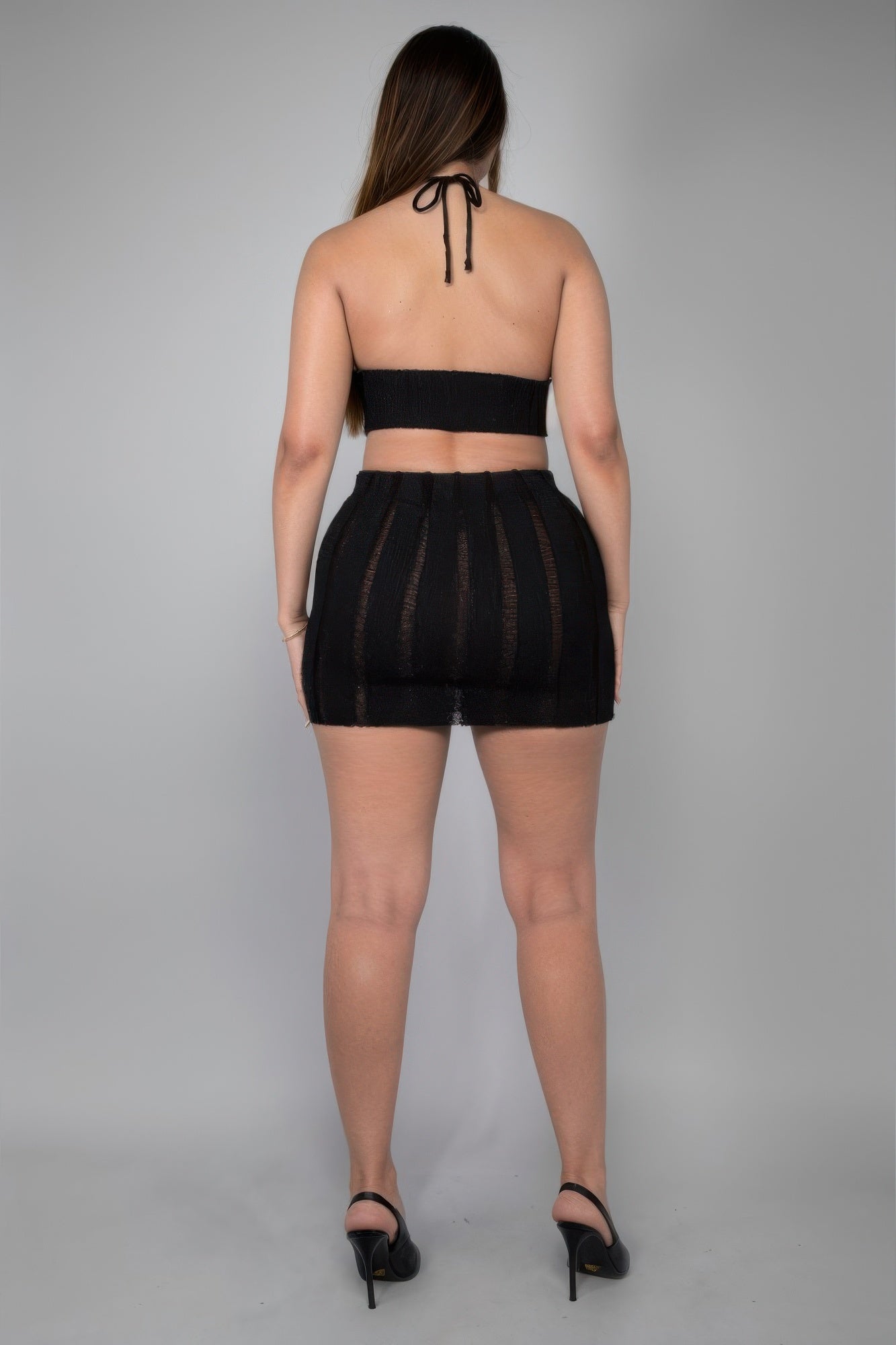 Lurex Skirt Set