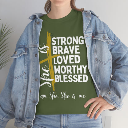I am She, She is Me Heavy Cotton Tee