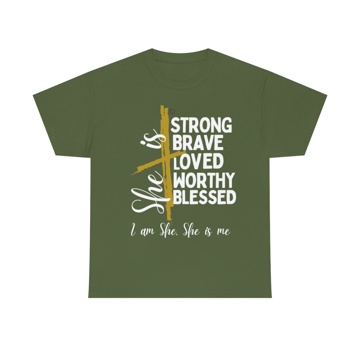 I am She, She is Me Heavy Cotton Tee