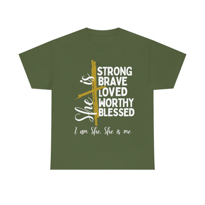 I am She, She is Me Heavy Cotton Tee