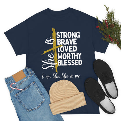I am She, She is Me Heavy Cotton Tee