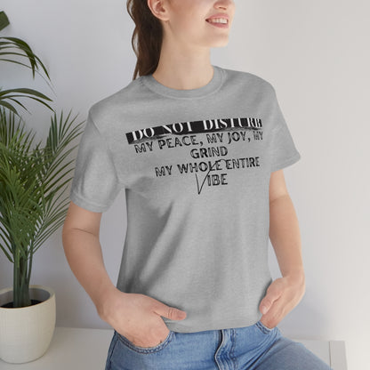 DO NOT DISTURB Jersey Short Sleeve Tee