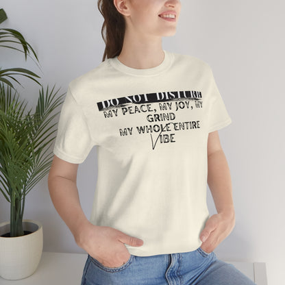 DO NOT DISTURB Jersey Short Sleeve Tee