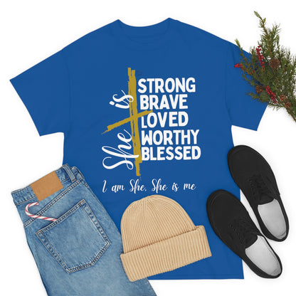 I am She, She is Me Heavy Cotton Tee