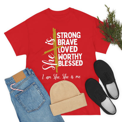 I am She, She is Me Heavy Cotton Tee
