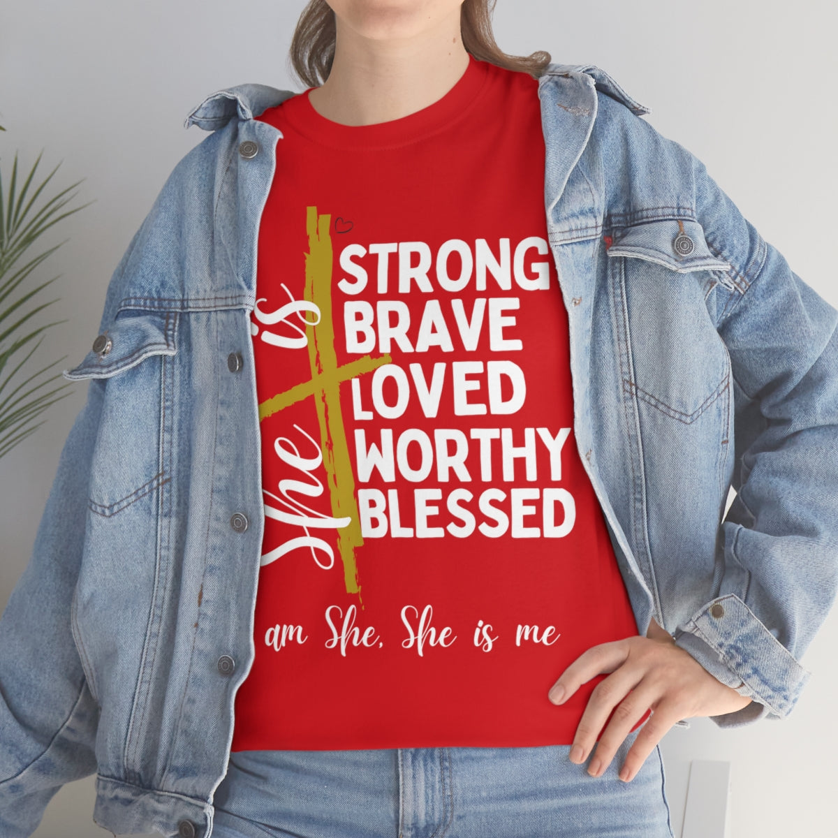 I am She, She is Me Heavy Cotton Tee