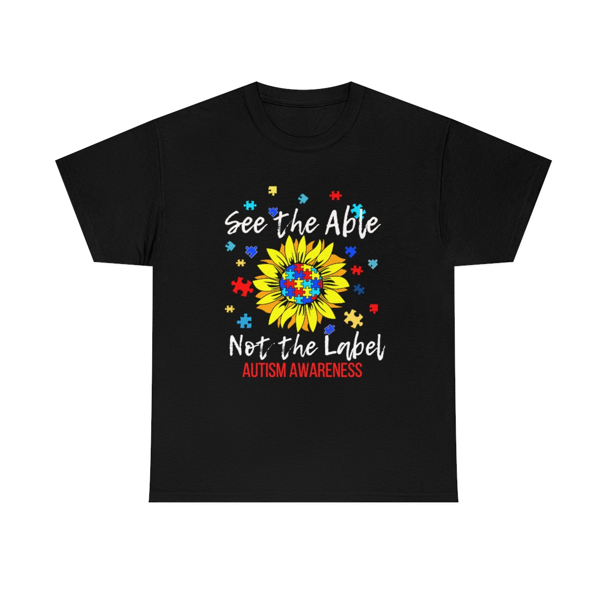 See the Able Not the Label Autism T Shirt