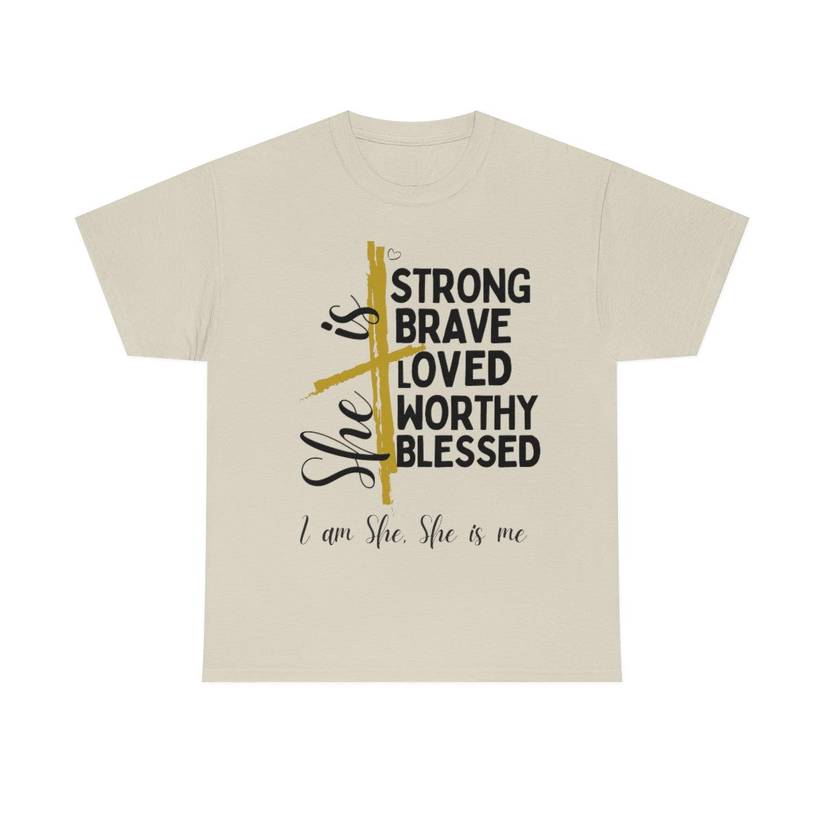 I am She, She is Me Heavy Cotton Tee