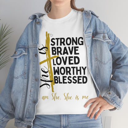 I am She, She is Me Heavy Cotton Tee