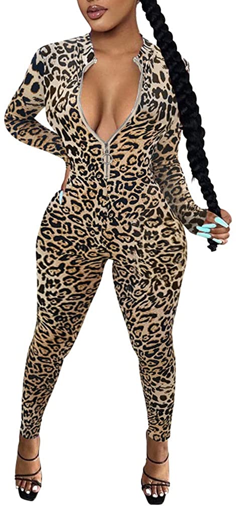 V Neck Zipper Jumpsuit - Jus Fancee Boutique