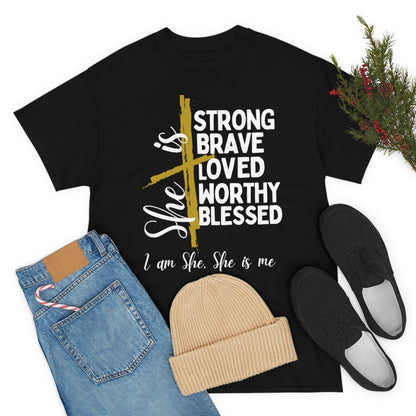I am She, She is Me Heavy Cotton Tee