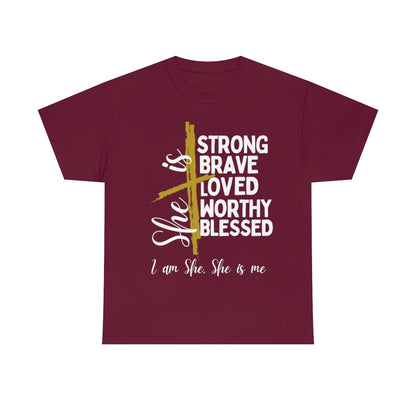I am She, She is Me Heavy Cotton Tee