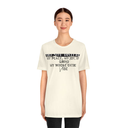 DO NOT DISTURB Jersey Short Sleeve Tee
