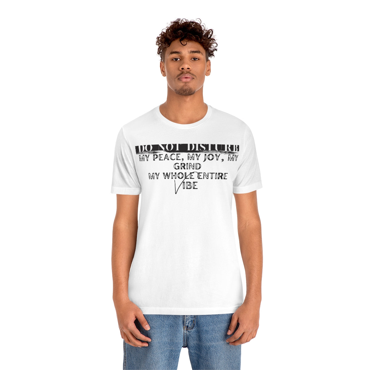 DO NOT DISTURB Jersey Short Sleeve Tee