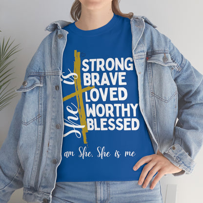 I am She, She is Me Heavy Cotton Tee