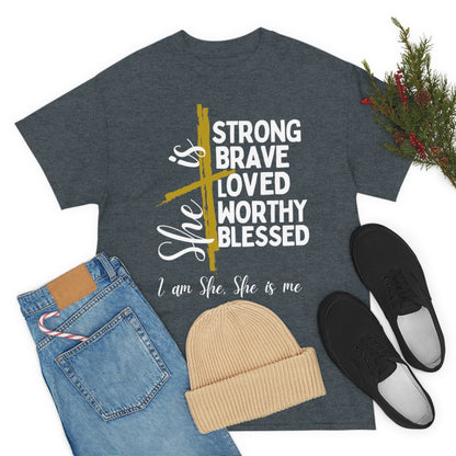 I am She, She is Me Heavy Cotton Tee